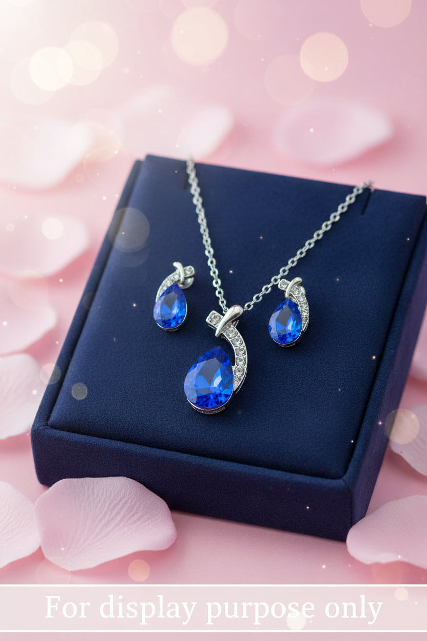 Mermaid Necklace & Earring Set – Ocean-Inspired Jewelry