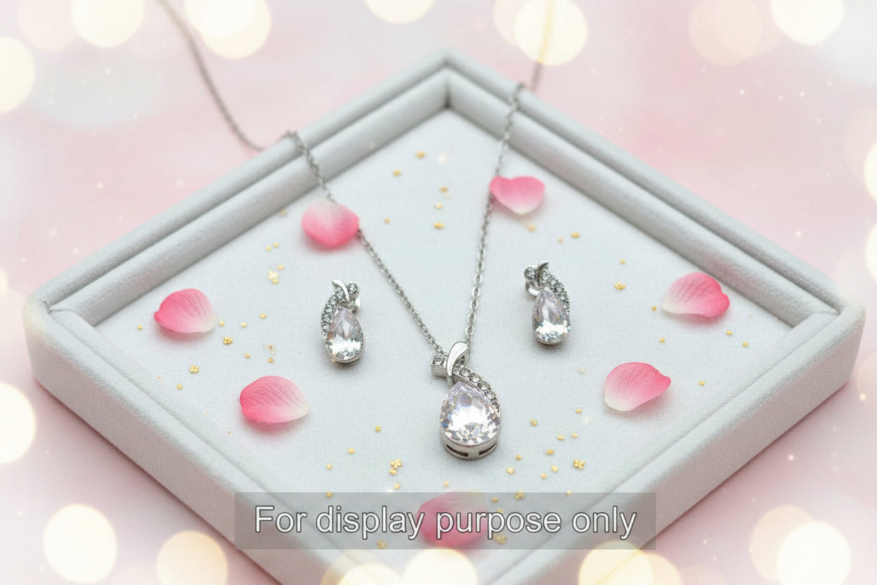 Mermaid Necklace & Earring Set – Ocean-Inspired Jewelry