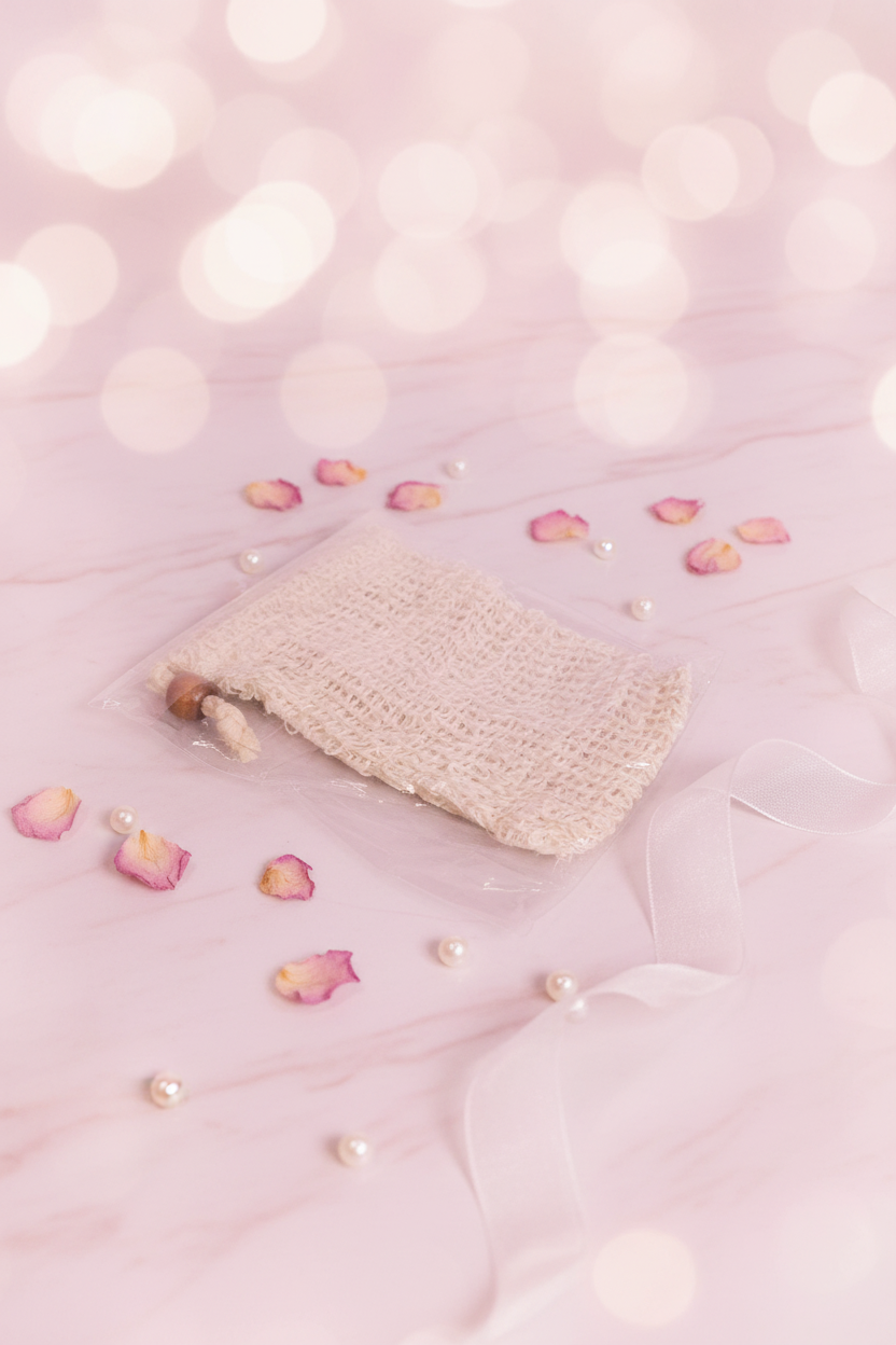 Exfoliating Soap Pouch – Natural Lather & Skin Buffing Bag